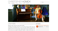 Desktop Screenshot of christopherhomick.com